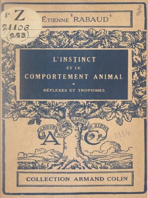 cover image of L'instinct et le comportement animal (1)